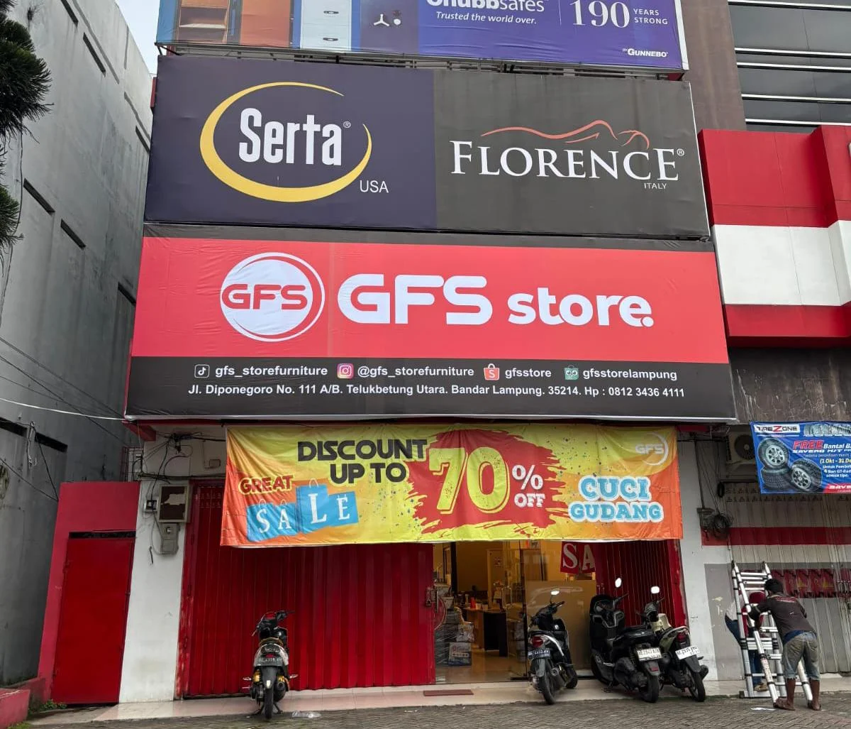 Diskon Furniture up to 70%, hanya di GFS Store Lampung